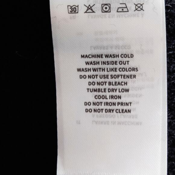 NEW Aelfric Eden Women's Sweater Soft Grunge Minimalist Black Distressed Knit L - Picture 6 of 8